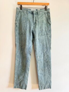 Anthropologie Light Blue Straight-Leg Jeans